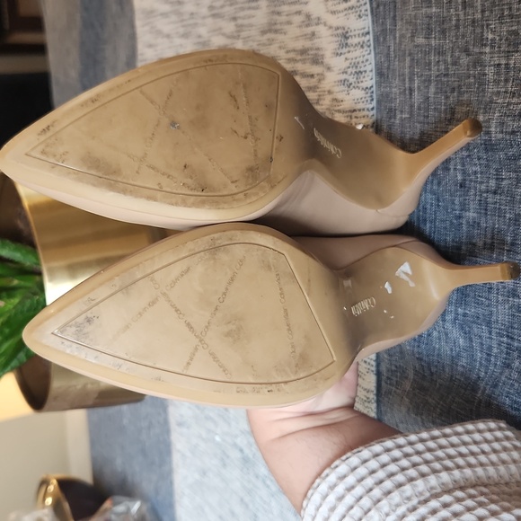 Calvin Klein women's size 9 nude heels - Picture 4 of 5